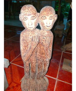 Entzaya Ainz Jea Artesanías - Mono Capuchino Cabeza Grande