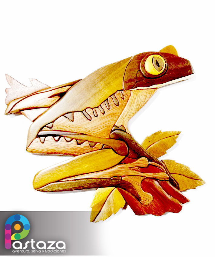 Rana Verde Naranja - ArteSanía para la Conservación